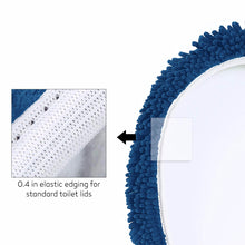Load image into Gallery viewer, LuxUrux Toilet Lid Cover, Round, Blue