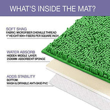 Load image into Gallery viewer, Luxury Microfiber 2-Piece Toilet & Bath Mat Set, XL, Green