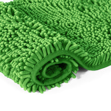 Load image into Gallery viewer, Bathroom Rugs Luxury Chenille 2-Piece Bath Mat Set, Large, Green