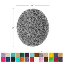 Load image into Gallery viewer, LuxUrux Toilet Lid Cover, Round, Light Grey