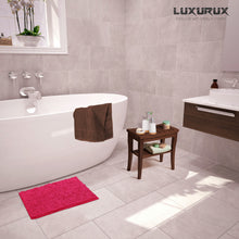 Load image into Gallery viewer, Rectangle Microfiber Bathroom Rug, 15x23 inch, Hot Pink