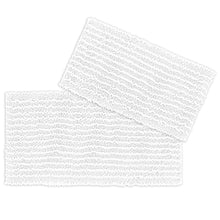 Load image into Gallery viewer, Rectangular 2 Piece Bath Rug Set | 20x30 + 15x23 inch | White