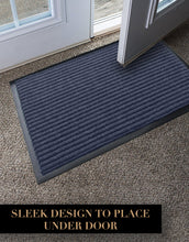 Load image into Gallery viewer, Durable Rubber Door Mat Heavy Duty for Indoor Outdoor, 17x30 Inch