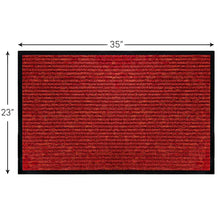 Load image into Gallery viewer, Durable Rubber Door Mat Heavy Duty for Indoor Outdoor, 23x35 Inch
