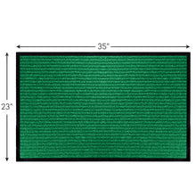 Load image into Gallery viewer, Durable Rubber Door Mat Heavy Duty for Indoor Outdoor, 23x35 Inch
