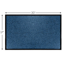 Load image into Gallery viewer, Durable Rubber Door Mat Heavy Duty for Indoor Outdoor, 17x30 Inch
