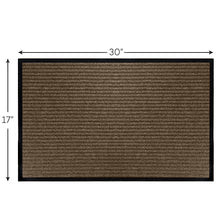Load image into Gallery viewer, Durable Rubber Door Mat Heavy Duty for Indoor Outdoor, 17x30 Inch

