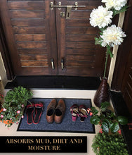 Load image into Gallery viewer, Durable Rubber Door Mat Heavy Duty for Indoor Outdoor, 23x35 Inch
