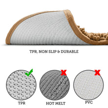 Load image into Gallery viewer, U-Shaped Contoured Rug for Around Toilet, Super Absorbent Bath Rug, Machine Wash &amp; Dry, 20 x 20, Beige
