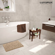 Load image into Gallery viewer, Microfiber Bathroom Rectangle Rug, 20x30 Inch, Beige
