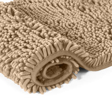 Load image into Gallery viewer, Rectangle Microfiber Bathroom Rug, 24x39 inch, Beige
