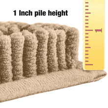 Load image into Gallery viewer, Rectangle Microfiber Bathroom Rug, 15x23 inch, Beige
