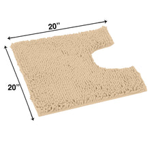 Load image into Gallery viewer, U-Shaped Toilet Bathroom Rug, 20x20, Birch
