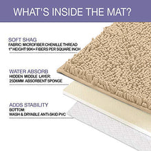 Load image into Gallery viewer, Rectangle Microfiber Bathroom Rug, 24x36 inch, Birch
