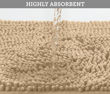 Load image into Gallery viewer, Rectangle Microfiber Bathroom Rug, 27x47 inch, Birch

