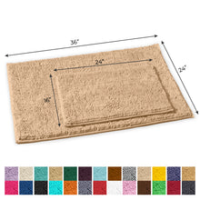 Load image into Gallery viewer, 2-Piece Rectangular Mats Set, Large, Birch
