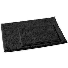 Load image into Gallery viewer, 2-Piece Rectangular Mats Set, Large, Black
