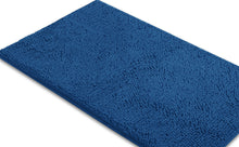 Load image into Gallery viewer, Rectangle Microfiber Bathroom Rug, 24x36 inch, Blue
