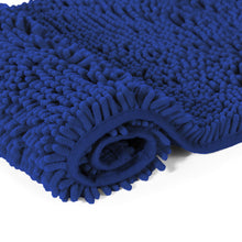 Load image into Gallery viewer, Rectangle Microfiber Bathroom Rug, 15x23 inch, Blue
