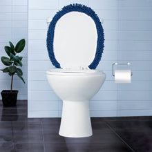 Load image into Gallery viewer, LuxUrux Toilet Lid Cover, Round, Blue
