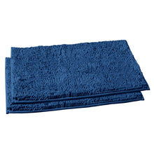 Load image into Gallery viewer, Microfiber Rectangular Mat Mini Set, 16x24 Inch 2 Pack Set, Blue
