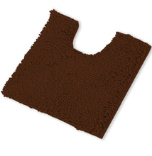Load image into Gallery viewer, U-Shaped Toilet Bathroom Rug, 20x20, Brown
