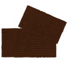 Load image into Gallery viewer, Rectangular 2 Piece Bath Rug Set | 20x30 + 15x23 inch | Brown
