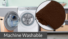 Load image into Gallery viewer, Microfiber Bathroom Rectangle Rug, 20x30 Inch, Brown
