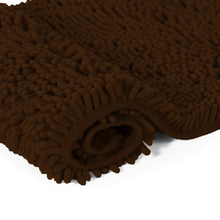 Load image into Gallery viewer, Rectangle Microfiber Bathroom Rug, 15x23 inch, Brown
