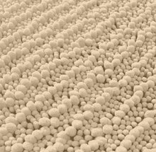 Load image into Gallery viewer, Rectangular 2 Piece Bath Rug Set, 15x23 + 24x36 inch, Cream
