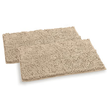 Load image into Gallery viewer, Microfiber Rectangular Rugs, 23x36 Inch 2 Pack Set, Cream
