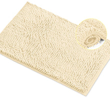 Load image into Gallery viewer, Rectangle Microfiber Bathroom Rug, 15x23 inch, Cream
