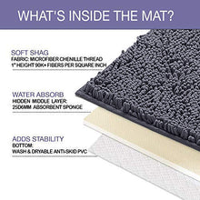 Load image into Gallery viewer, U-Shaped Toilet Bathroom Rug, 20x20, Dark Gray

