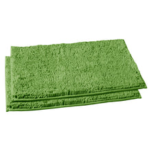Load image into Gallery viewer, Microfiber Rectangular Mat Mini Set, 16x24 Inch 2 Pack Set, Green
