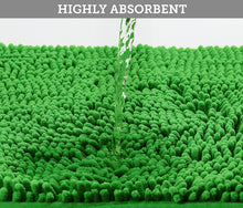 Load image into Gallery viewer, U-Shaped Toilet Bathroom Rug, 20x23, Green
