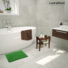 Load image into Gallery viewer, Rectangle Microfiber Bathroom Rug, 15x23 inch, Green
