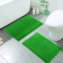 Load image into Gallery viewer, Microfiber Rectangular Mat Mini Set, 16x24 Inch 2 Pack Set, Green
