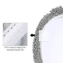 Load image into Gallery viewer, LuxUrux Toilet Lid Cover, Elongated, Light Grey
