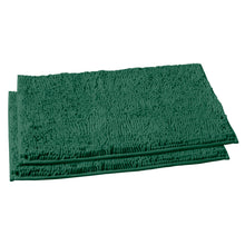 Load image into Gallery viewer, Microfiber Rectangular Mat Mini Set, 16x24 Inch 2 Pack Set, Kelly Green
