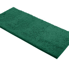 Load image into Gallery viewer, Runner Microfiber Bathroom Rug, 21x59 inch, Hunter Green
