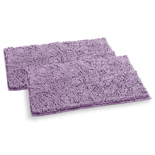 Load image into Gallery viewer, Microfiber Rectangular Rugs, 23x36 Inch 2 Pack Set, Lavender
