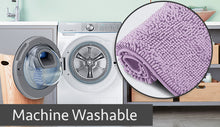 Load image into Gallery viewer, Rectangle Microfiber Bathroom Rug, 15x23 inch, Lavender
