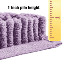 Load image into Gallery viewer, U-Shaped Toilet Bathroom Rug, 20x20, Lavender
