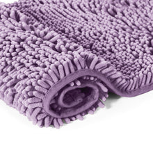 Load image into Gallery viewer, Rectangle Microfiber Bathroom Rug, 15x23 inch, Lavender
