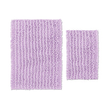 Load image into Gallery viewer, Rectangular 2 Piece Bath Rug Set, 15x23 + 24x36 inch, Lavender

