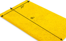 Load image into Gallery viewer, Rectangle Microfiber Bathroom Rug, 24x36 inch, Lemon Yellow
