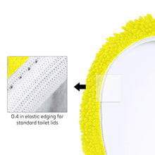 Load image into Gallery viewer, LuxUrux Toilet Lid Cover, Round, Lemon Yellow

