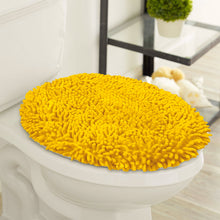 Load image into Gallery viewer, LuxUrux Toilet Lid Cover, Round, Lemon Yellow
