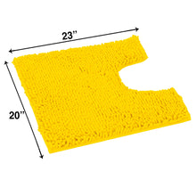 Load image into Gallery viewer, U-Shaped Toilet Bathroom Rug, 20x23, Lemon
