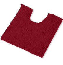 Load image into Gallery viewer, U-Shaped Toilet Bathroom Rug, 20x20, Maroon

